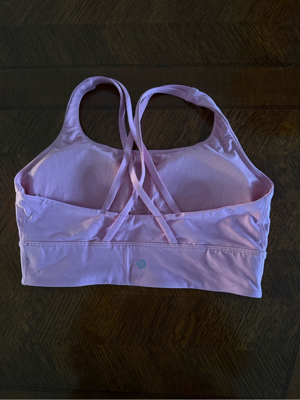 Lululemon Energy Bra Longline Medium Support - Soft Pink - Size 10 - Picture 7 of 7